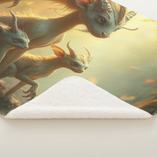 „Drachenmutter im goldenen Wald“ Sherpadecke