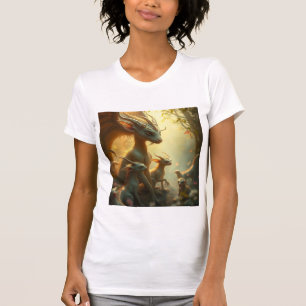 „Drachenmutter im goldenen Wald“ T-Shirt