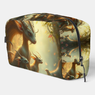 „Drachenmutter im goldenen Wald“ Waschbeutel