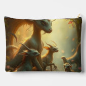 „Drachenmutter im goldenen Wald“ Zubehörtasche (Rückseite)