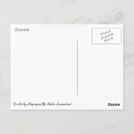 Drachenmutter Postkarte (Rückseite)