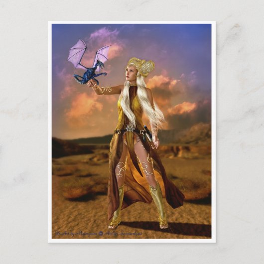 Drachenmutter Postkarte (Vorderseite)