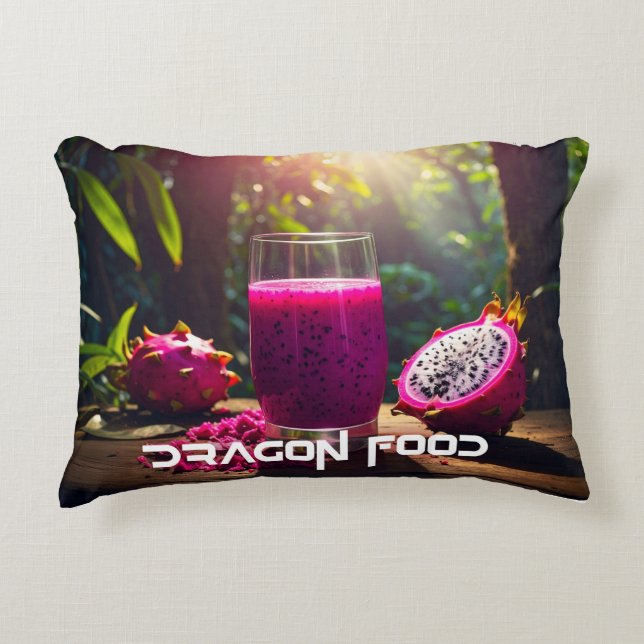 DRACHENNAHRUNG - DRACHENFRUCHT (Pitahaya) Dekokissen (Vorderseite)