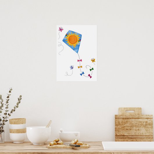 Drachenplakat Poster (Küche)