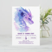 Drachenquest: Geburtstag Einladung (Stehend Vorderseite)