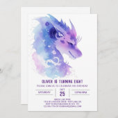 Drachenquest: Geburtstag Einladung (Vorne/Hinten)