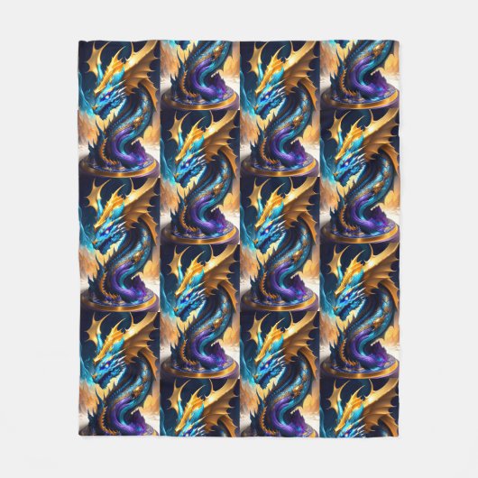 Drachenrealm 1 fleecedecke (Vorderseite)