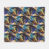 Drachenrealm 1 fleecedecke (Vorderseite (Horizontal))