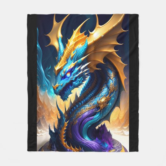 Drachenrealm 1 fleecedecke (Vorderseite)