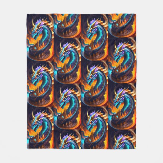 Drachenrealm 2 fleecedecke (Vorderseite)