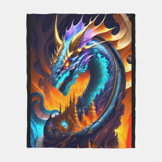 Drachenrealm 2 fleecedecke (Vorderseite)