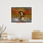 Drachenrealms Poster (Küche)