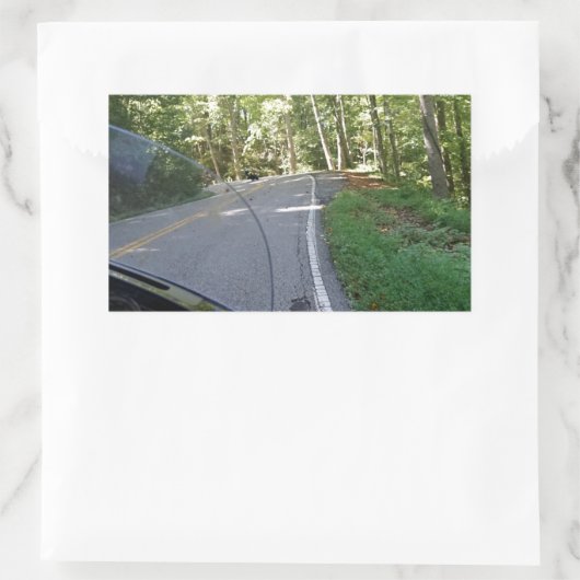 Drachenreiten Rechteckiger Aufkleber (Tasche)