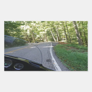 Drachenreiten Rechteckiger Aufkleber