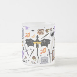 Drachenreiter-Tasse Fourth Wing Mattglastasse