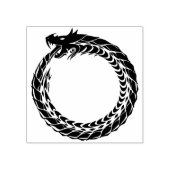 Drachenring-Briefmarke Gummistempel (Prägung)