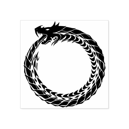 Drachenring-Briefmarke Gummistempel (Prägung)