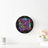 Drachenrundungsuhr Runde Wanduhr (Zuhause)