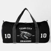 Drachens "Anpassbares" Sportteam Duffle Bag (Rückseite)