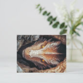 Drachens Blick Postkarte (Stehend Vorderseite)