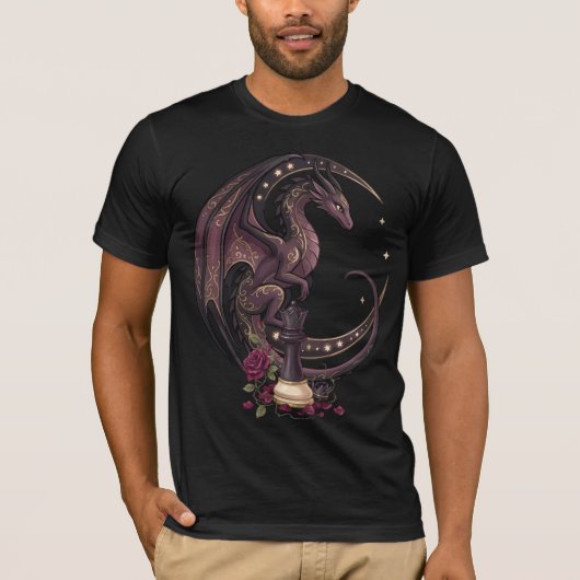 Drachenschach Schachmatt  T-Shirt (Vorderseite)