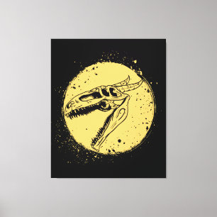 Drachenschädel Leinwanddruck