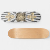 Drachenschild-individuelle Name Skateboard (Horizontal)