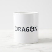 Drachenschlag Jumbo-Tasse (Vorderseite)
