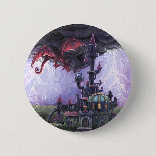 Drachenschloss Button (Vorderseite)