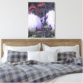 Drachenschloss Leinwanddruck (Insitu (Schlafzimmer))