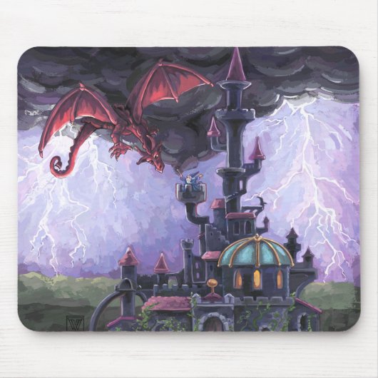 Drachenschloss Mousepad (Vorne)