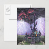 Drachenschloss Postkarte (Vorne/Hinten)