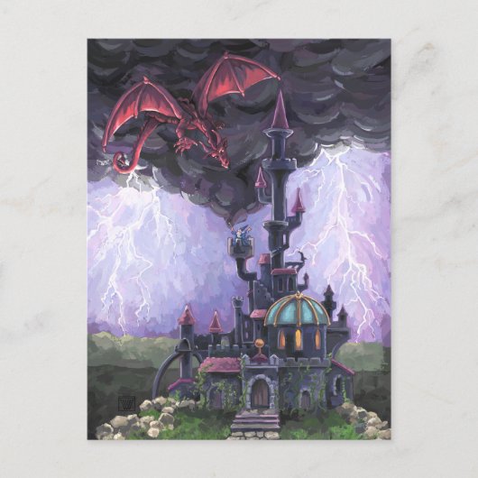 Drachenschloss Postkarte (Vorderseite)