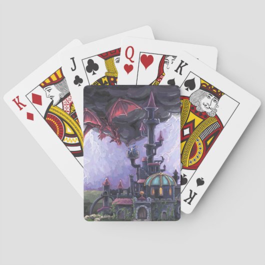 Drachenschloss Spielkarten (Rückseite)