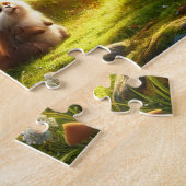 Drachenschlüpf Szene im magischen Wald Puzzle (Seite)