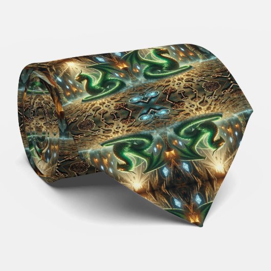 Drachenschlüssel Krawatte (Gerollt)