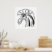 Drachenschrift Poster (Küche)