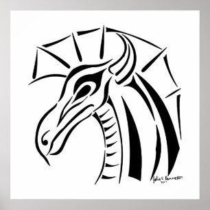 Drachenschrift Poster