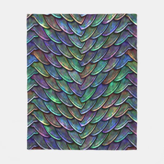 Drachenschuhe Lebende Schatten1 Fleecedecke (Vorderseite)