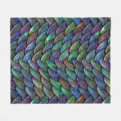 Drachenschuhe Lebende Schatten1 Fleecedecke (Vorderseite (Horizontal))