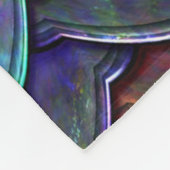 Drachenschuhe Lebende Schatten1 Fleecedecke (Ecke)