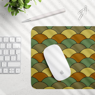 Drachenschuppen, Fächer, Wellen, Seigaiha, Tarnung Mousepad