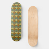 Drachenschuppen, Fächer, Wellen, Seigaiha, Tarnung Skateboard (Vorderseite)