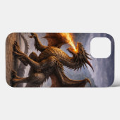 Drachenschuppen-Muster-Handyhülle Case-Mate iPhone Hülle (Rückseite (Horizontal))