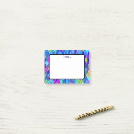 Drachenschuppen Post-it Klebezettel (Auf Schreibtisch)