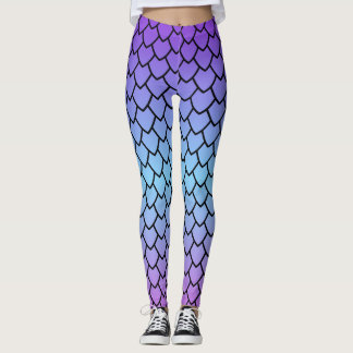 Drachenschuppenmuster Leggings