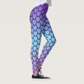 Drachenschuppenmuster Leggings (Rechts)