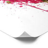 Drachenschuppige Pitahaya Poster (Ecke)