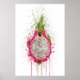Drachenschuppige Pitahaya Poster