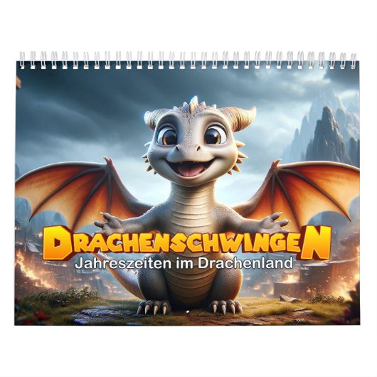 Drachenschwingen: Jahreszeiten im Drachenland Kalender (Titelbild)